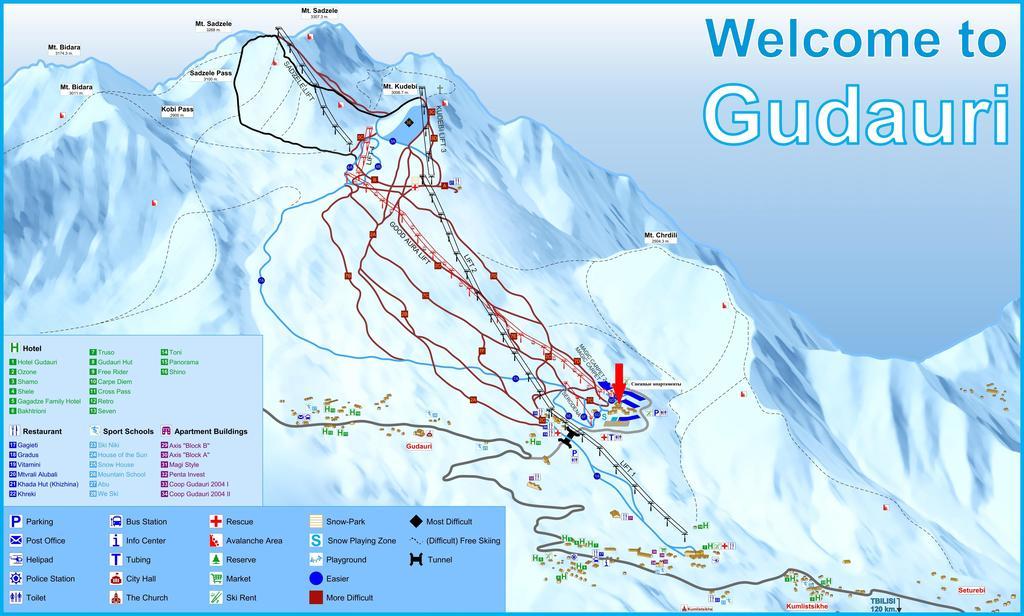 Snow Apartments Gudauri Bilik gambar